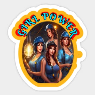 Girl Power Sticker